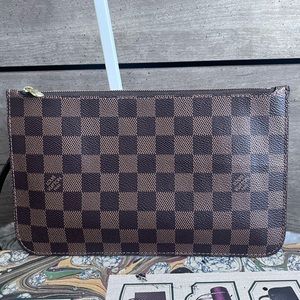 🎉Louis Vuitton Damier Ebene Neverfull MM/GM Pouch